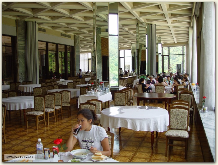 Restaurant, Hyangsan Hotel, Mt. Myohyang, DPRK